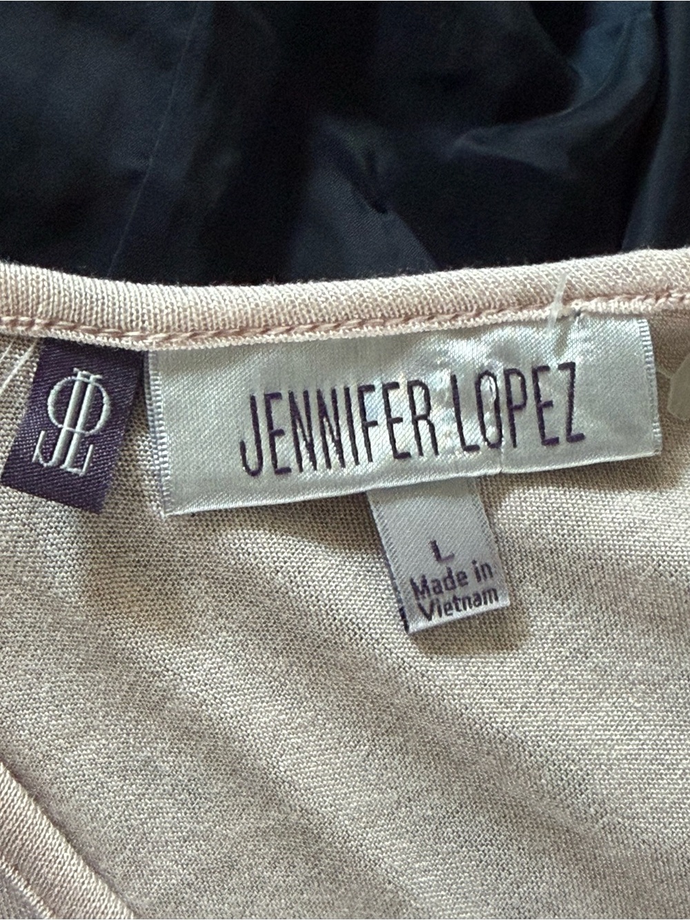 Jennifer Lopez Pale Pink Rhinestone Swing Tank Size L - Picture 5 of 8